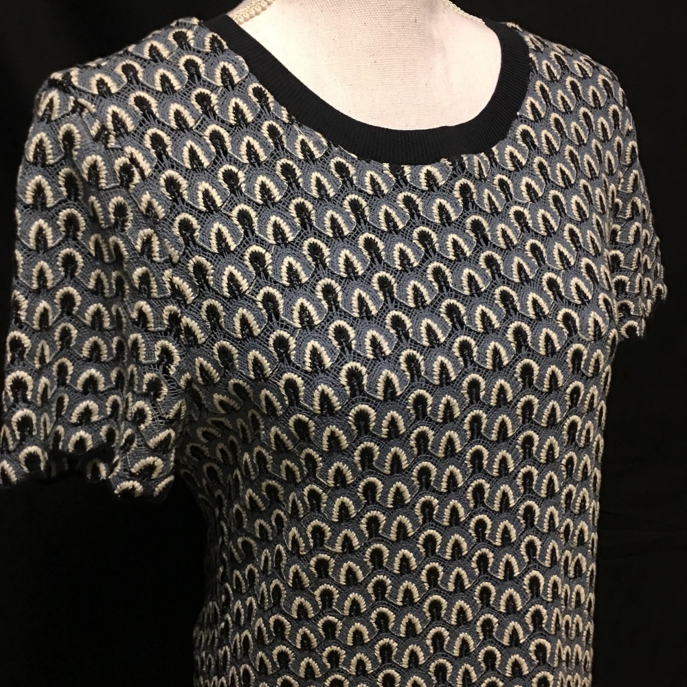 Tory Burch Crochet shift dress.